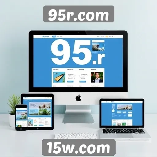 Desempenho do site 95r.com em diferentes dispositivos